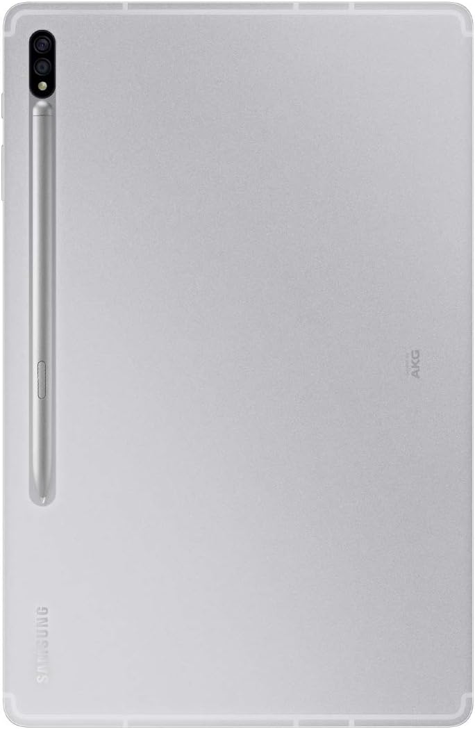 Samsung Galaxy Tab S7+ Tablet, 128GB, 12.4', WiFi Mystic Silver (Renewed)