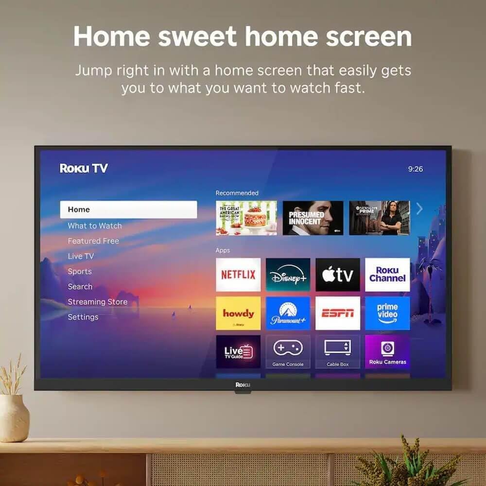 Roku 40R3D5KIT2 Smart TV 2025 Select Series 1080p Full HD TV with Wi-Fi + HDMI Cable + 12 Month CPS Warranty + Screen