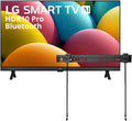 LG 32' inch Smart TV (2025) LR600 32' Class HD HDR10 LR60 Series webOS 23 Bluetooth α5 AI Processor Gen6 + Wall Mount (Renewed)