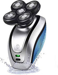 Electric Shaver for Men, 5 in 1 Head Shavers for Bald Men Electric Rotary Razor Beard Trimmer Grooming Kit Waterproof, Faster-Charging USB Rechargeable