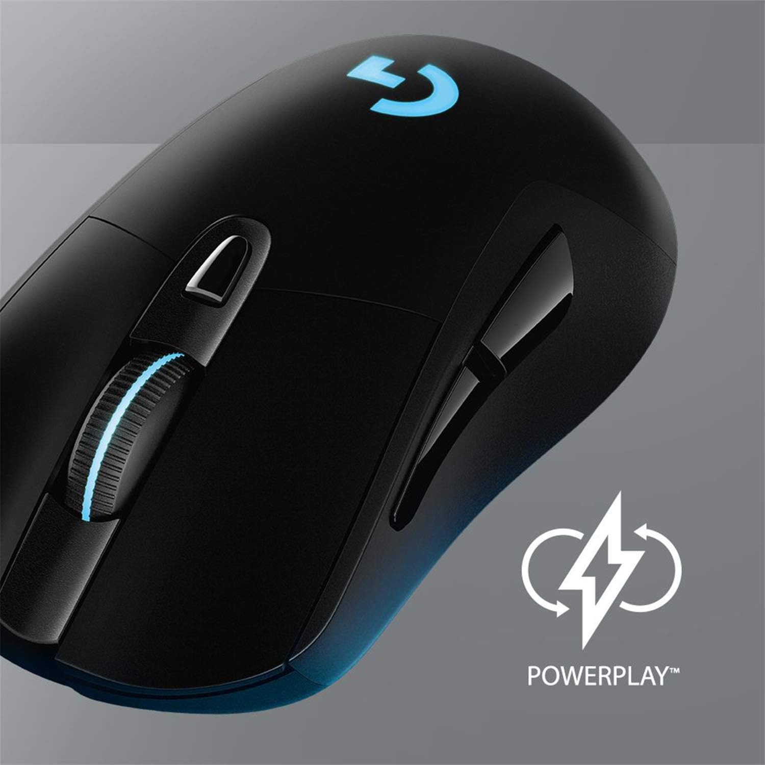 Logitech G703 Lightspeed Wireless Gaming Mouse | Hero Sensor, 25k DPI, 6 Programmable Buttons, RGB Lighting, Rubber Grip, Adjustable Weight, PC/Mac | with Signature Series Charging Dock
