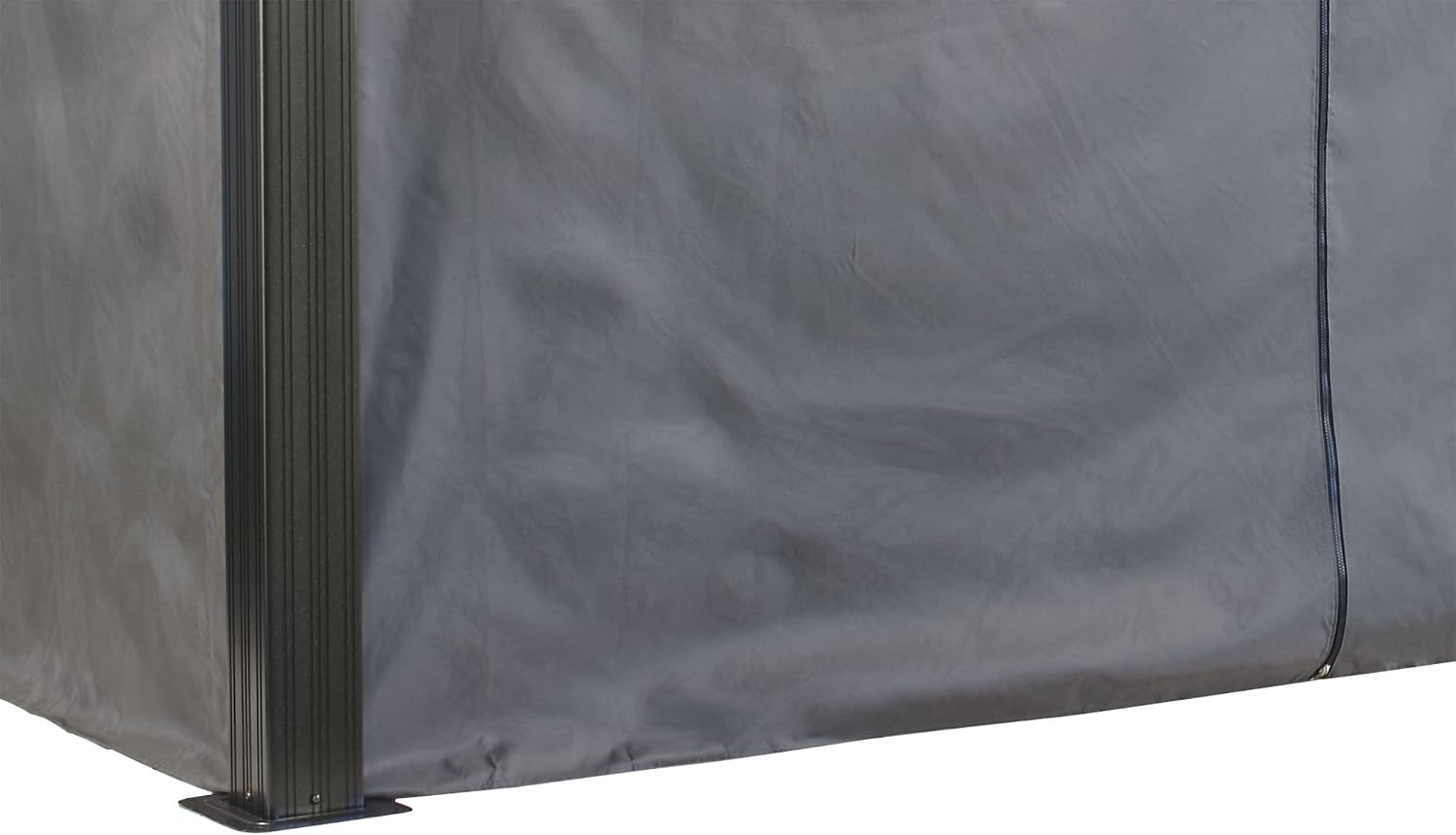 Sojag Accessories Set of 4 12' x 12' Curtains for Monaco/Messina/Mykonos Outdoor Gazebo Models, Grey
