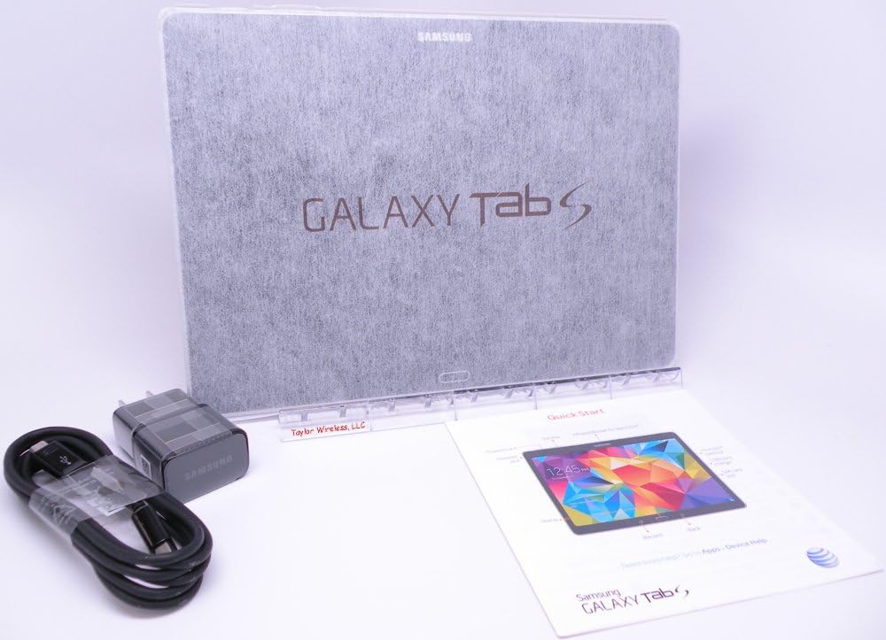 Samsung Galaxy Tab S 4G LTE Tablet, Charcoal Gray 10.5-Inch 16GB (AT&T)