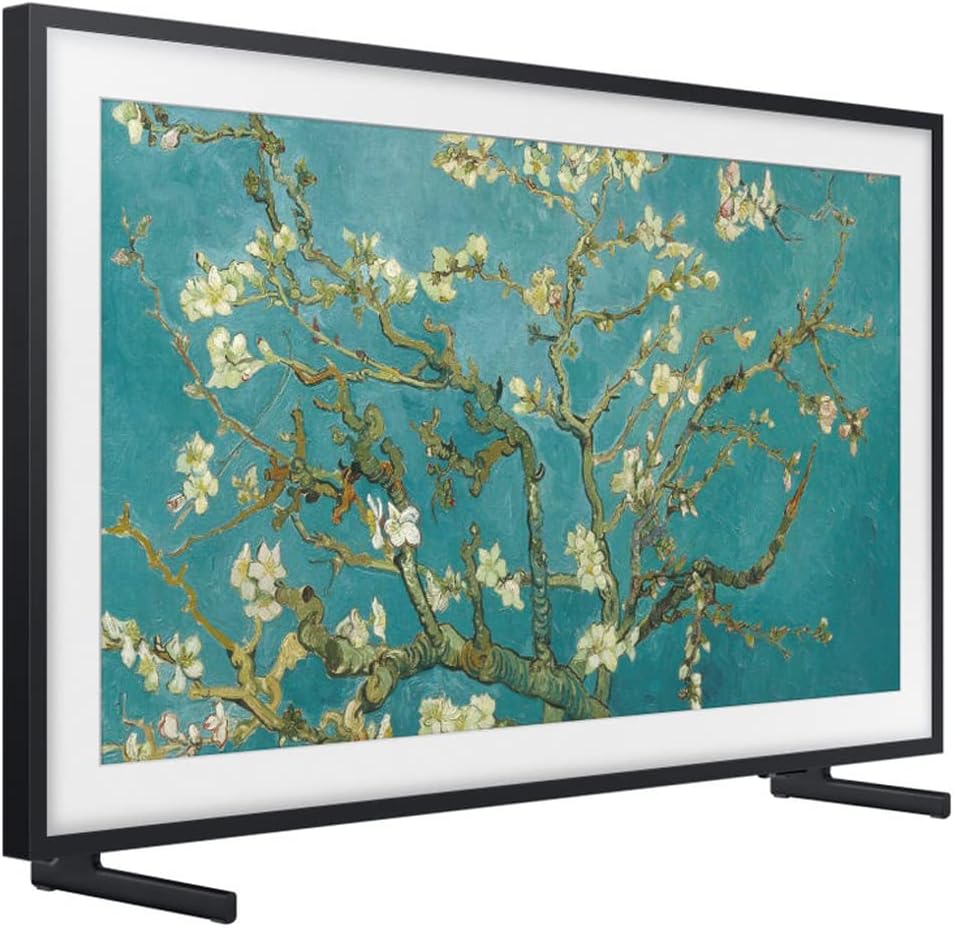 Samsung QN32LS03CB 32 inch The Frame QLED HDR Smart TV Bundle 32' The Frame Customizable Bezel Brown (2023 Model)