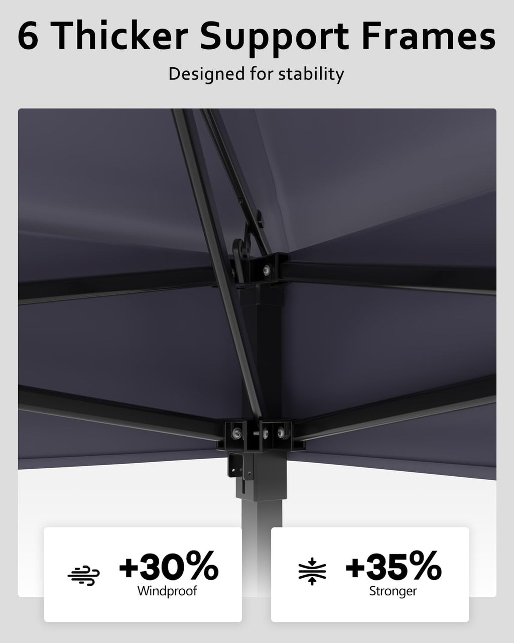 11x11ft Pop Up Gazebo Tent with Mosquito Netting, Outdoor Canopy Shelter Easy Setup, Water & UV Resistant - Navy