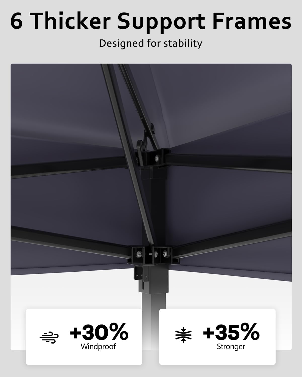 11x11ft Pop Up Gazebo Tent with Mosquito Netting, Outdoor Canopy Shelter Easy Setup, Water & UV Resistant - Navy