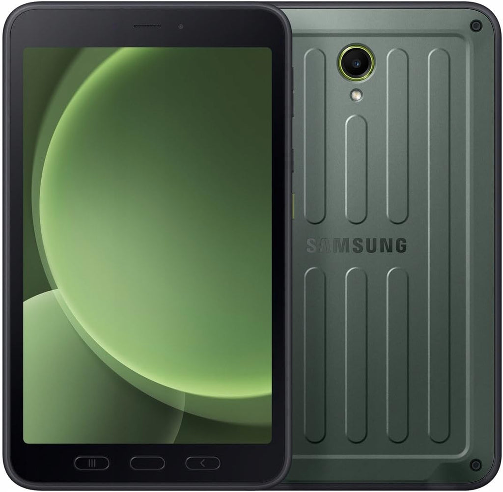 Samsung Galaxy Tab Active 5 8.0' SM-X306B 128GB 6GB Factory Unlocked WiFi + 5G LTE Cellular Tablet - International Version (Green)