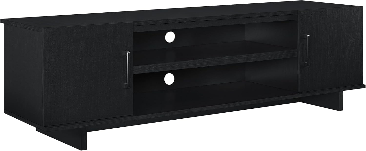 Ameriwood Home Southlander TV Stand for TVs up to 65', Black Oak