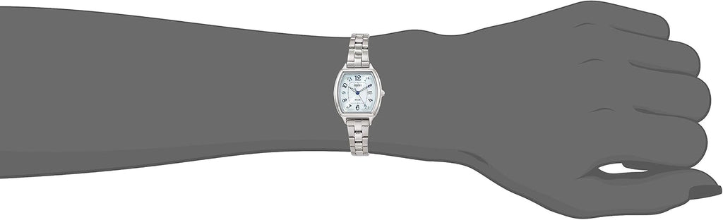 Seiko Watch AHJD414 Women's Solar Tonneau Watch with Calendar