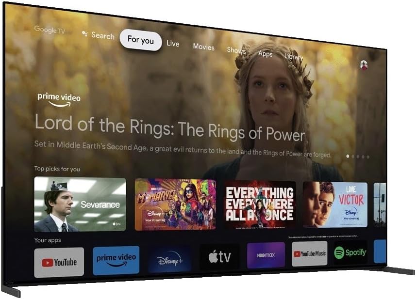 Sony QD-OLED 55 inch BRAVIA XR A95L Series 4K Ultra HD TV: Smart Google TV with Dolby Vision HDR and Exclusive Gaming Features for The PlayStation® 5 XR55A95L- Latest Model