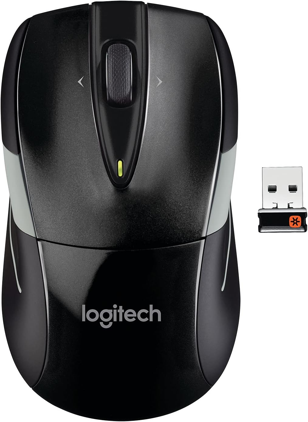 Logitech M525 Wireless Mouse, Black/Gray
