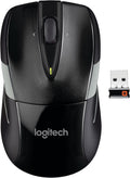 Logitech M525 Wireless Mouse, Black/Gray