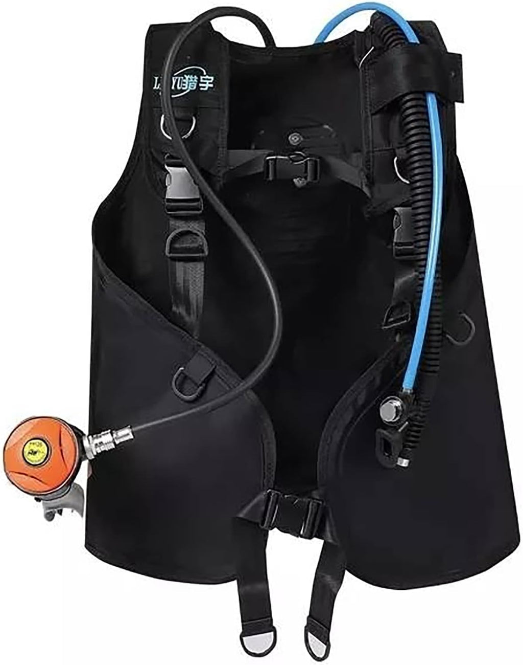 TUXING Diving Ventilator,Diving Without Tanks with Scuba BCD, Waterproof Portable Rechargeable Scuba Diving Tank,45 ft Hose & Scuba Breathing Regulator,Octopus Hookah with Mouthpiece