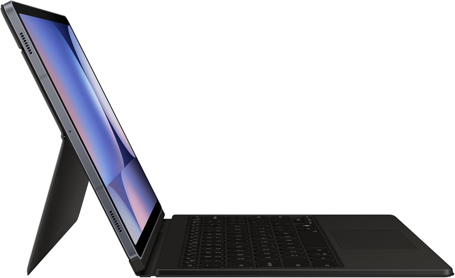 Samsung Galaxy Tab Book Cover Keyboard Ai Key for Galaxy Tab S10+, S9+ & S9 FE+, Detachable Platform, PC-Like Experience, Wireless Keyboard Sharing, International Version, Black