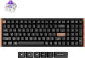 Keychron K4 HE QMK Wireless Gaming Custom Mechanical Keyboard, 2.4 GHz/Bluetooth/Wired 96% Layout Hot-Swappable Programmable RGB Backlit Gateron Magnetic Switches for Mac Windows, Wood Frame-Black