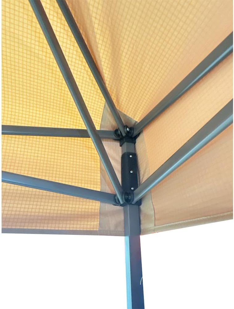 Garden Winds Custom Fit Replacement Canopy Top Cover Compatible with The Guidesman ADVEL144, ADV144, ADVEL144TOP 12' x 12' EasyLift Pop Up Canopy - Upgraded RipLock 350 Fabric - Slate Gray