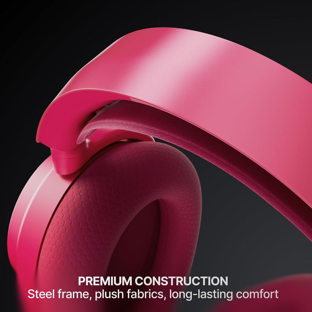 SteelSeries Arctis Nova 7P Wireless Gen 2 Gaming Headset - Real-Time App Control, 50+ HR Play, Neodymium Magnetic Drivers, Mix 2.4GHz/Bluetooth, PS5, PS4, PC, Switch 1/2, Mobile - Magenta