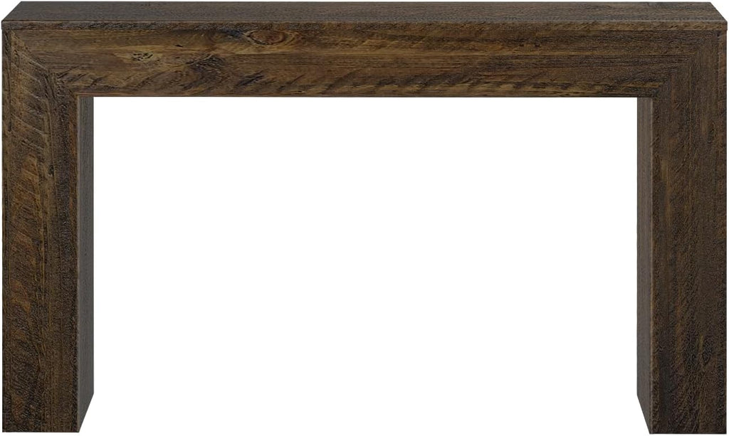 Plank+Beam 56 Inch Camden, Farmhouse Console Table - Solid Pine Wood, Easy Assembly for Living Room or Entryway, Rustic Barnwood