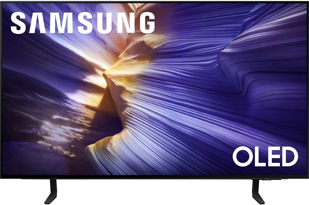 Samsung 42 inch OLED 4K S90F Smart TV (2025) Vision AI, OLED HDR+, Glare-Free Bundle with CPS Exclusive 1-Year Protection & Deco Gear Complete Home Theater Beginner's Guidebook