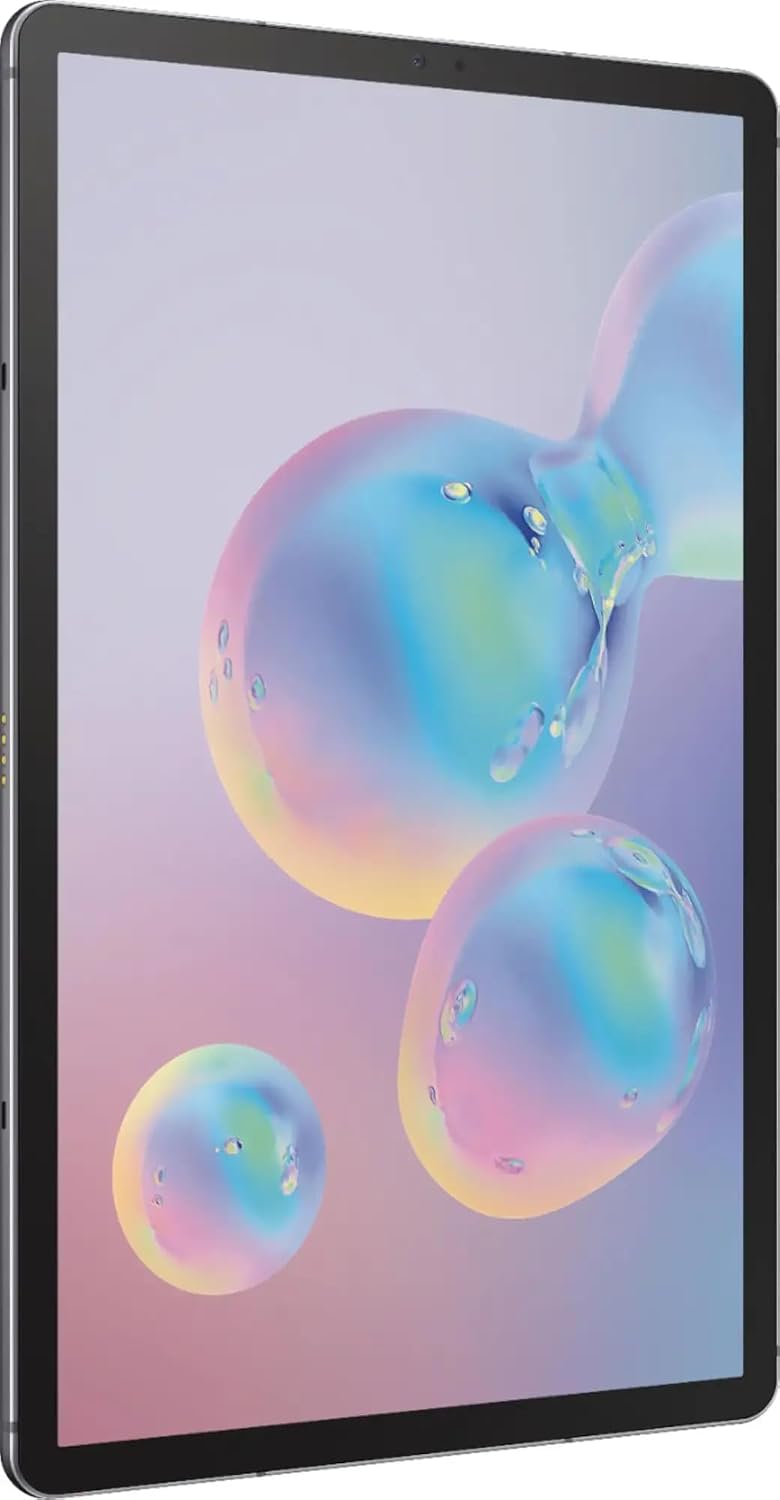 SAMSUNG Galaxy Tab S6 10.5', 128GB (WiFi + 4G LTE T-Mobile Locked) Android Tablet Mountain Grey - SM-T867U (with S-Pen) (Renewed)