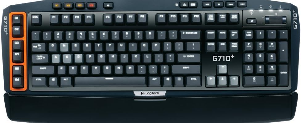 Logitech G710+ Mechanical Gaming Keyboard with Tactile High-Speed Keys - Black