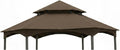Garden Winds Reinforced RipLock 350 Replacement Canopy Top Cover Compatible with Southbay Hexagon 12' x 12' Gazebo Models L-GZ793PST-A, A111005500 - Nutmeg