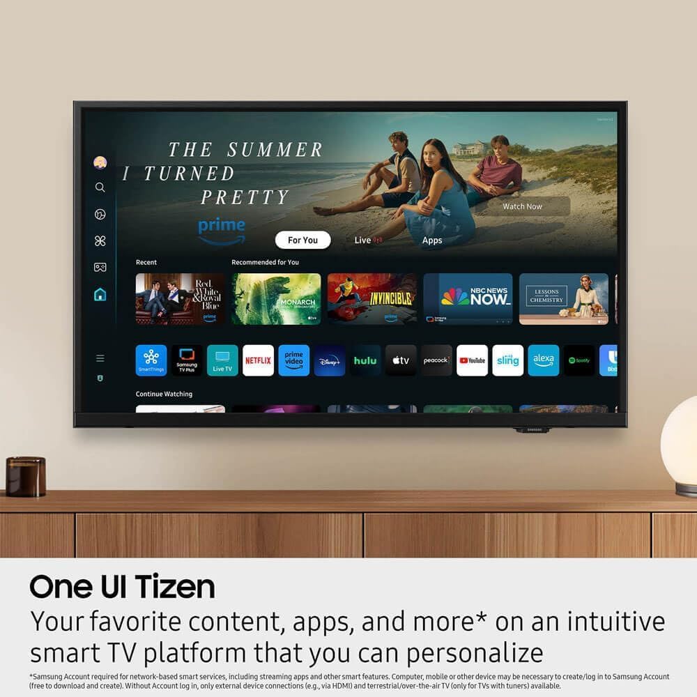 Samsung 32-Inch Smart LED TV Bundle - HD 720p, HDR, Bluetooth, w/ 12 Month CPS Protection, AUX HDMI Cable, and Screen Cleaning with Microfiber Cloth.