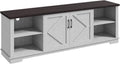 EROMMY 70' Farmhouse TV Stand for 80 Inch TV, Modern TV Console with Adjustable Shelves & Cable Management, Long Entertainment Center for Living Room