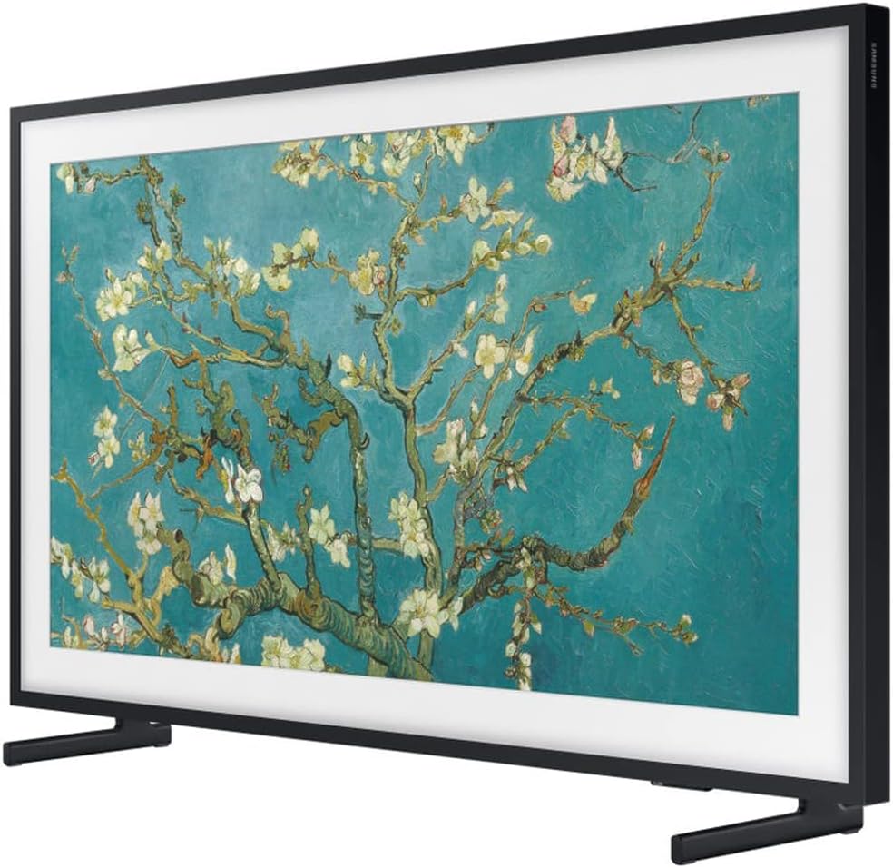 Samsung QN32LS03CB 32 inch The Frame QLED HDR Smart TV Bundle 32' The Frame Customizable Bezel Brown (2023 Model)
