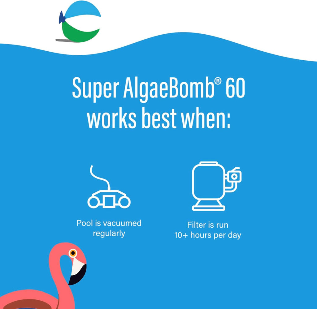 poolife Super Algae Bomb 60 (1 qt) (12 Pack)