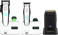 Supreme Trimmer 3-in-1 Recharge Hair Clipper, Beard Trimmer & Crunch Foil Shaver Combo | Removable Batteries, Smart USB Charging Base, Master Barber Set | STB775 + STF602