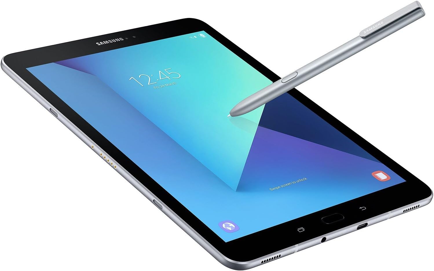 Samsung Galaxy Tab S3 9.7-Inch, 32GB Tablet Silver, SM-T820 (Renewed)