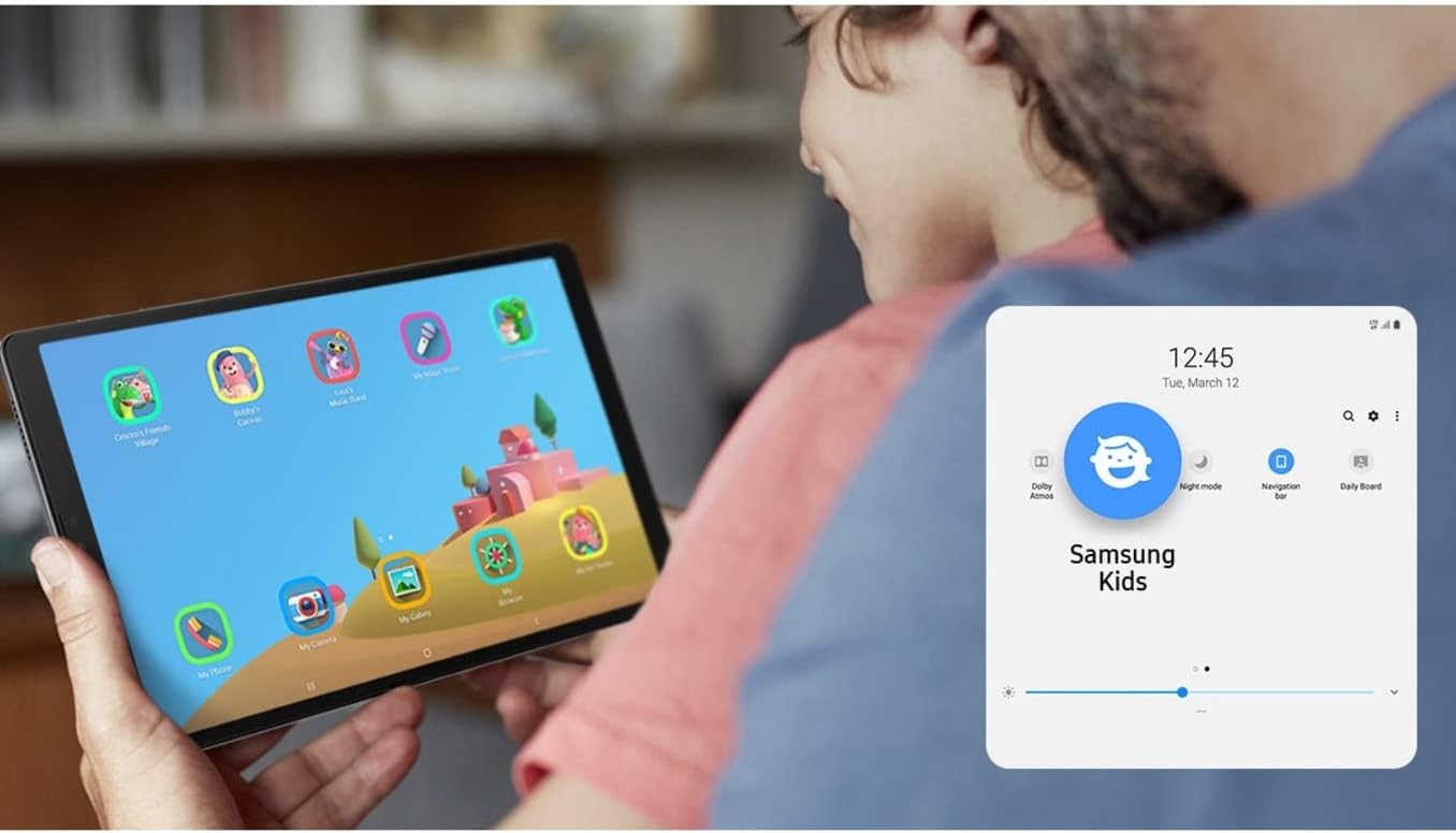 Samsung Electronics Galaxy Tab A7 Lite 8.7', 32GB, Dark Gray (LTE ATT & WiFi) - SM-T227UZAAATT (2021) US Model & Warranty