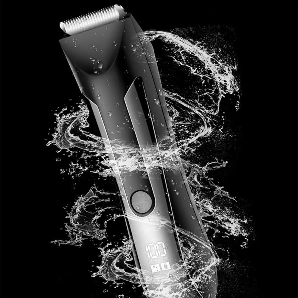 Mens Hair Clippers, Body Hair Trimmer Shaver for Men Women Trimmer for Groin Pubic Replaceable Blade Groomer Electric Razor Waterproof Clippers