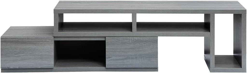 Adjustable TV Stand for 65 Inch TV, Modern TV Stand for Living Room with Storage, Expandable Base Entertainment Center Fits Screens up to 65' When TV is Measured Diagonally, Grey