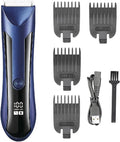 Hair Clippers for Men, Waterproof Groin Body Pubic Beard Hair Trimmer for Men&Women Electric Ball Shaver & Body Groomer Rechargeable Ceramic Blade(Onecolor)
