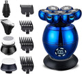 Head Shavers for Bald Men, 7D Floating Cutter Head Base Charging Portable Electric Shaver Men Beard Trimmer Clipper Waterproof Shaving Machine Kit (Color : OneColor)