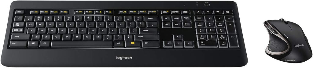 Logitech Wireless Performance Combo MX800, Backlit Keyboard, Wireless USB Mouse for PC