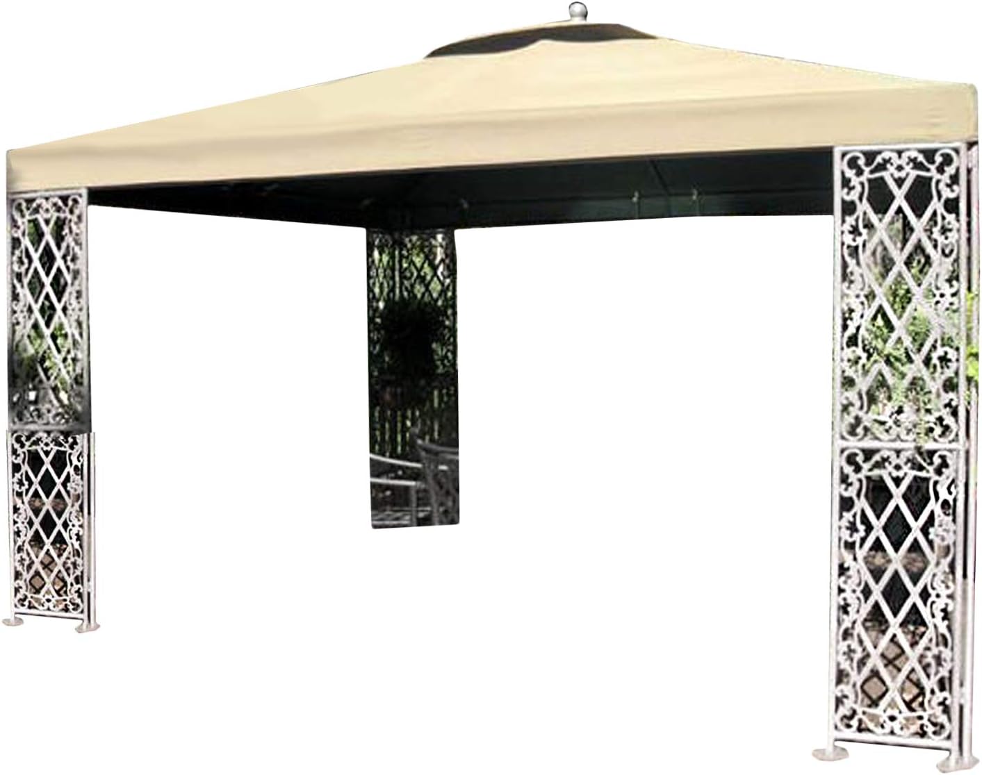 12 x 12 Lattice Gazebo Replacement Canopy Top Cover - RipLock 500