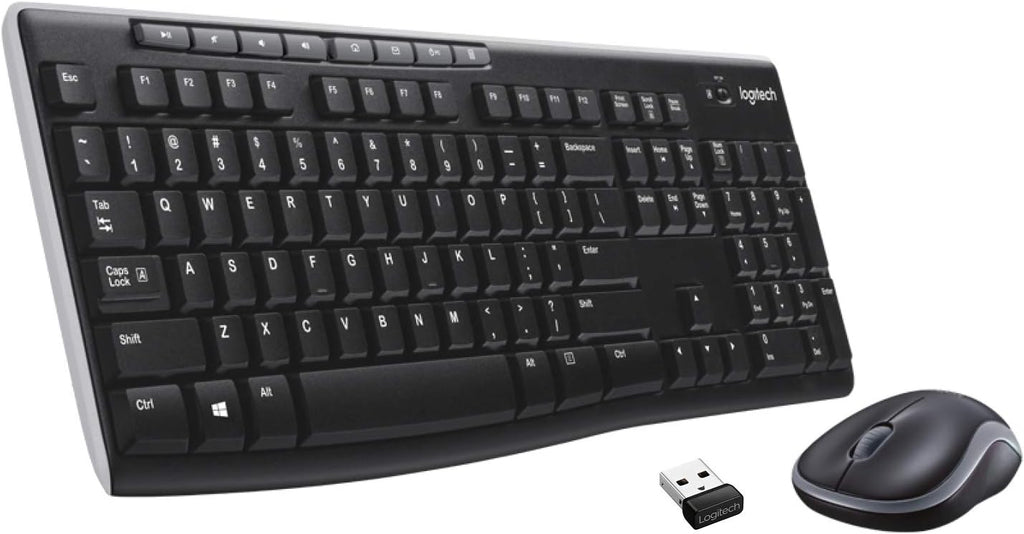 Logitech Wireless Combo MK270, Compatible Devices-Personal Computer,4 Pack