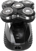 Electric Shavers for Men, 5 in 1 Pro Electric Shaver for Men Wet Dry Head Electric Razor Beard Hair Trimmer Rechargeable Bald Shaving Machine Grooming Kit