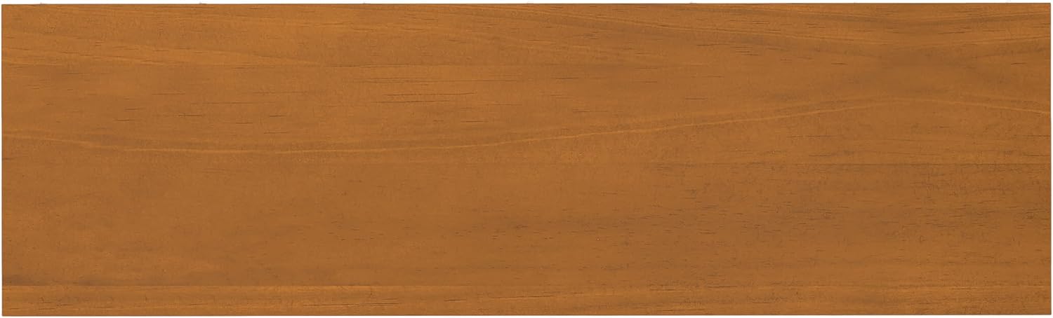 SIMPLIHOME Warm Shaker TV Stand - 60 inch Wide Solid Wood Media Console in Light Golden Brown, Transitional Entertainment Center for Living Room for TVs up to 65 Inches with Cable Management