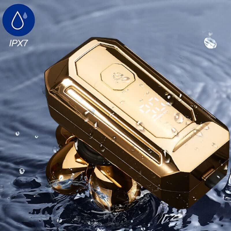 Head Shavers for Bald Men, Grooming kit 6in1 electric shaver for men beard hair trimmer facial body electric razor rechargeable bald head shaving machine (Color : Gold)