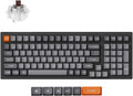 Keychron K4 Max QMK Wireless Custom Mechanical Keyboard, RGB Hot Swappable 96% Layout Tri-Mode Bluetooth 5.1/2.4G/USB-C Programmable, Super Brown Switch NKRO Gaming Keyboard for Mac/Windows/Gamers