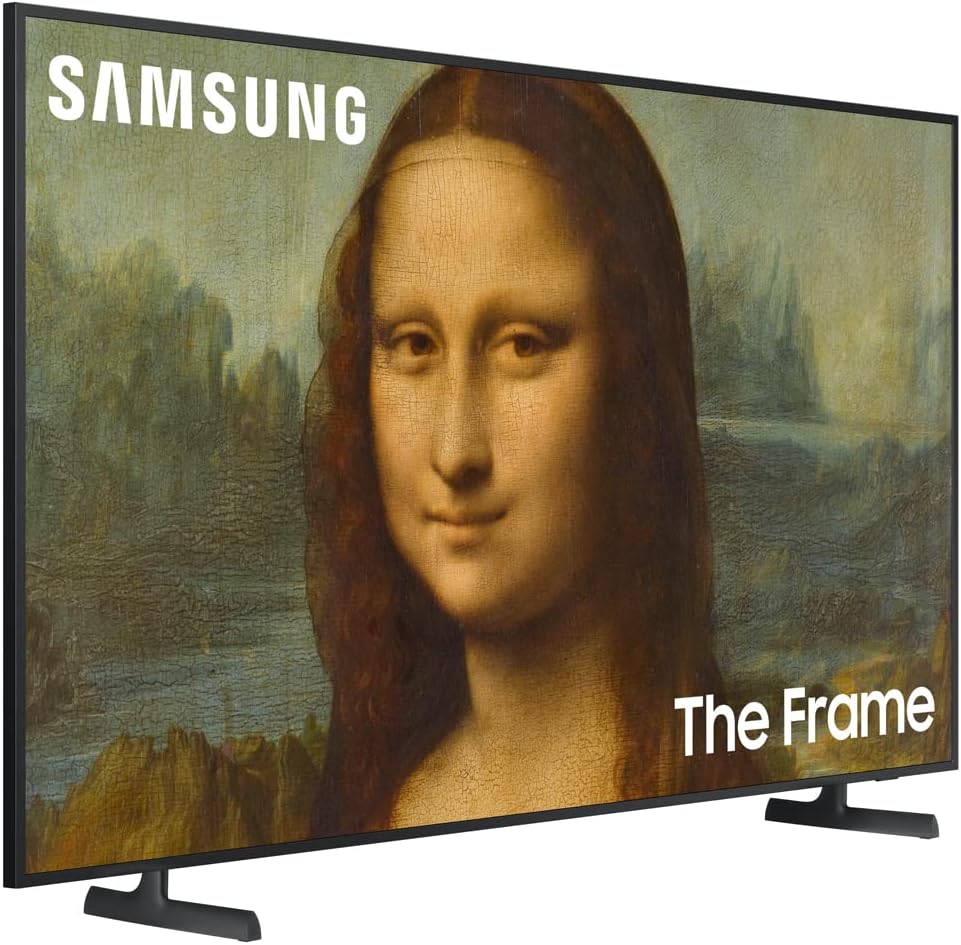 Samsung (Refurbished QN55LS03BAFXZA 55 inch The Frame QLED 4K UHD Quantum HDR Smart TV Bundle with 2 YR CPS Enhanced Protection Pack (Renewed)