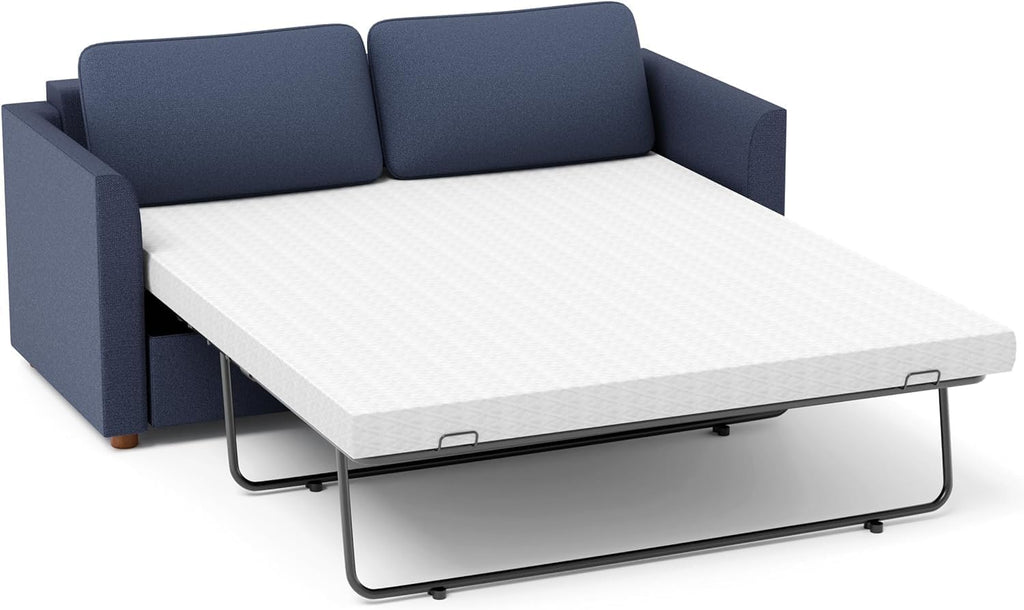 4 Inch Memory Foam Replacement Mattress for Sleeper Sofa and Couch Beds, Full Size, CertiPUR-US Certified, Washable Cover (Generic Dimensions)