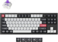 Keychron Q3 HE Wireless Custom Keyboard, 2.4 GHz/Bluetooth/Wired QMK Rapid Trigger 80% TKL Hot-Swappable Programmable RGB Gateron Double-Rail Magnetic Switches Gaming for Mac Windows, Carbon Black