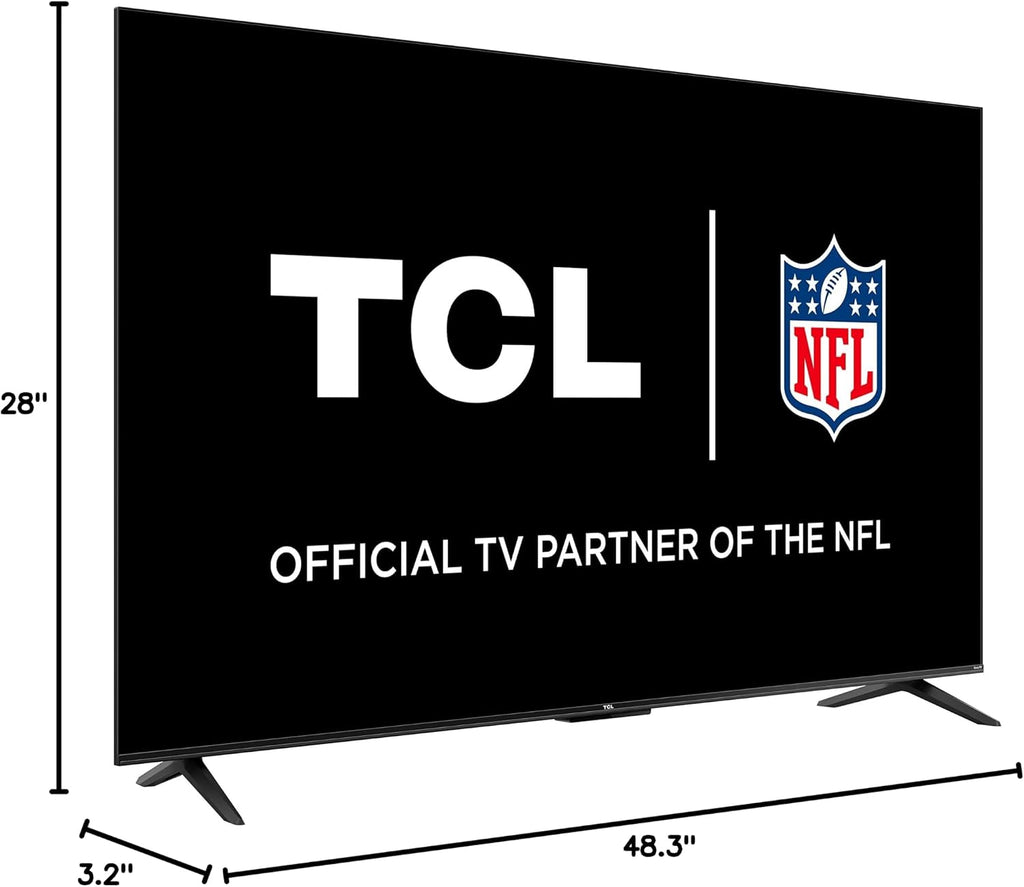 TCL 55' Class 4-Series 4K UHD HDR Smart Roku TV(Wi-Fi, RF, USB, Ethernet, HDMI) - 55S455