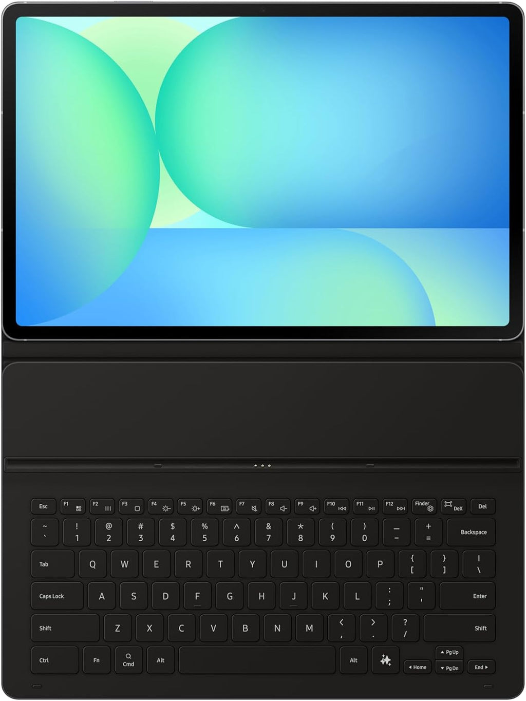 Samsung Galaxy Book Cover Keyboard Slim (with Ai Key) for Galaxy Tab S10 FE+, Detachable Platform, PC-Like Experience, Wireless Keyboard Sharing, Black