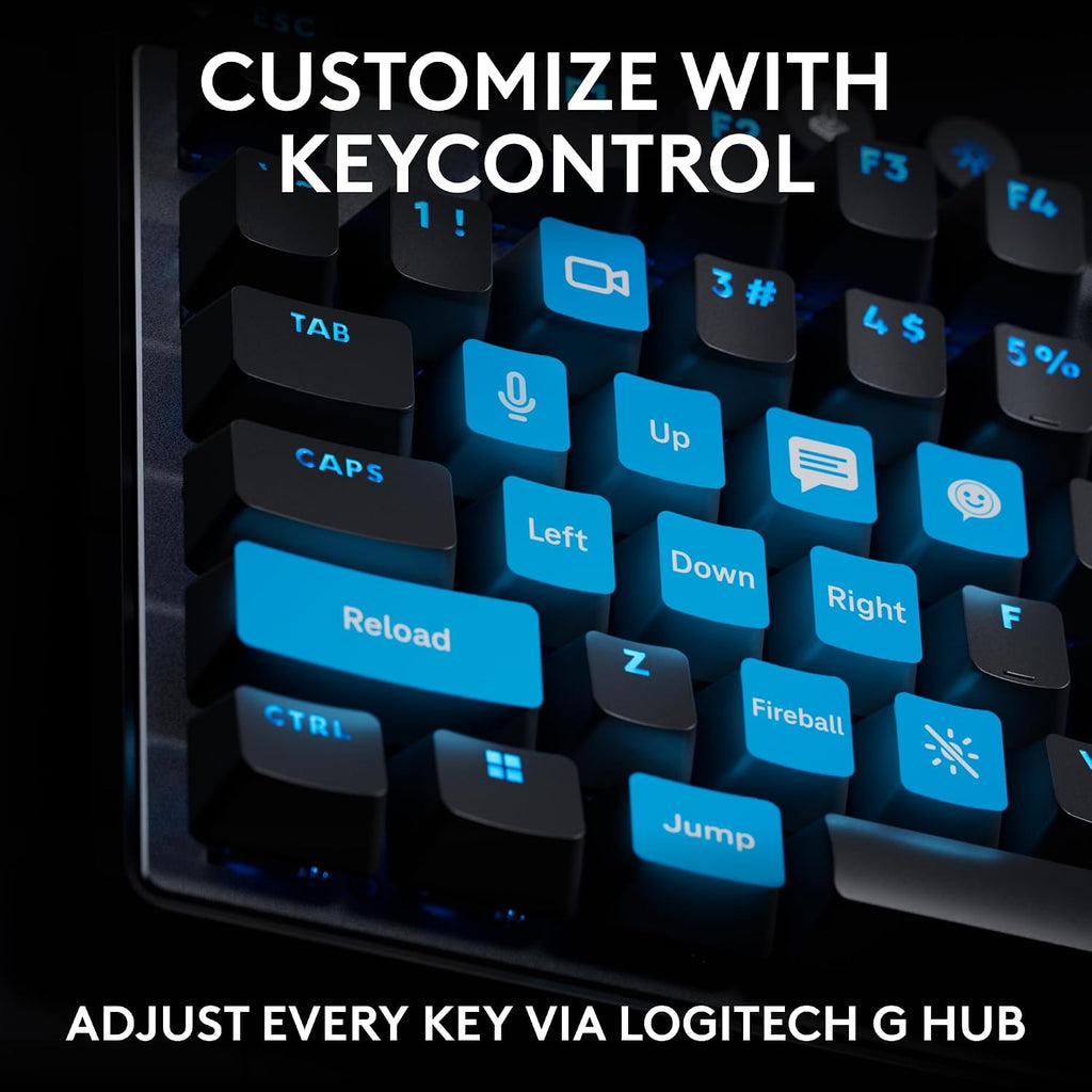 Logitech G PRO X TKL Rapid (Tenkeyless) Wired Gaming Keyboard: Magnetic Analog Switches with Rapid Trigger, Lightsync RGB, Detachable USB-C Cable, Volume Roller & Media Buttons - Black
